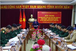 Đảng ủy Quân sự tỉnh Thái Nguyên: Ra nghị quyết lãnh đạo thực hiện nhiệm vụ quý 2-2021